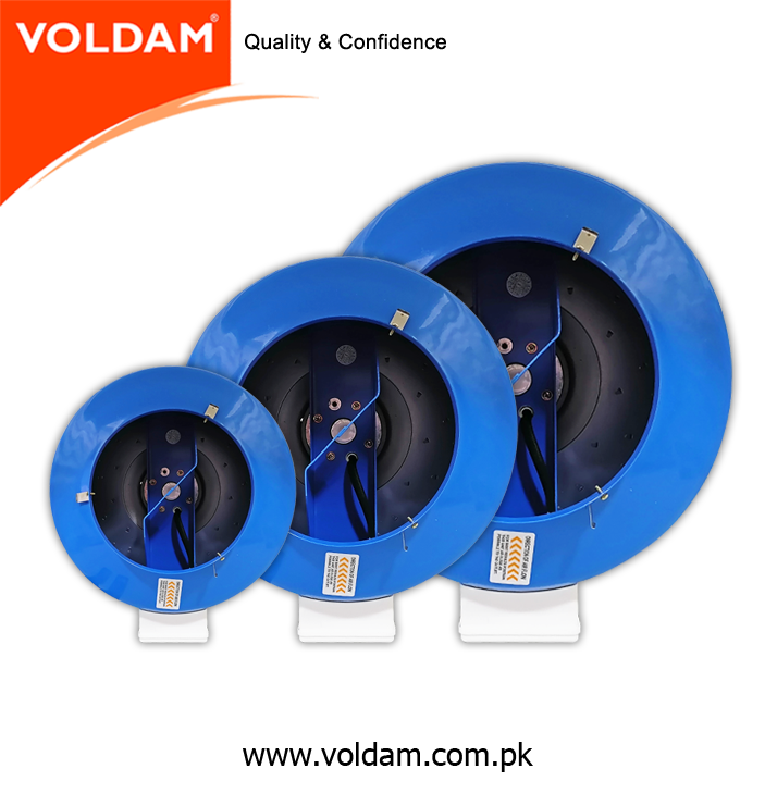 Voldam Centrifugal In-Line Duct Fan – VOLDAM