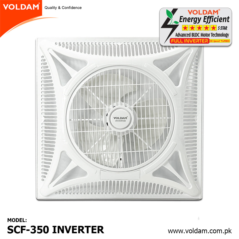 Voldam False Ceiling Fan 14" 2x2 Inverter 30 Watts