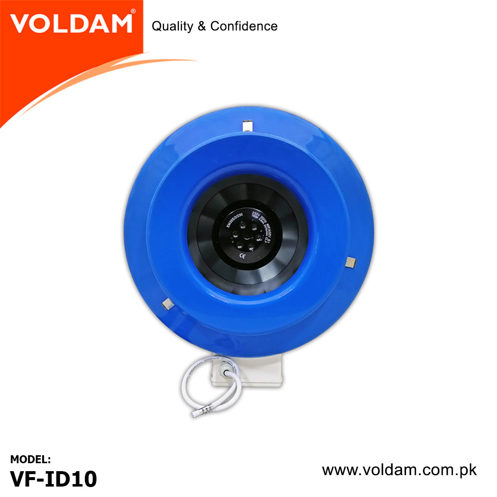 Voldam Centrifugal In-Line Duct Fan