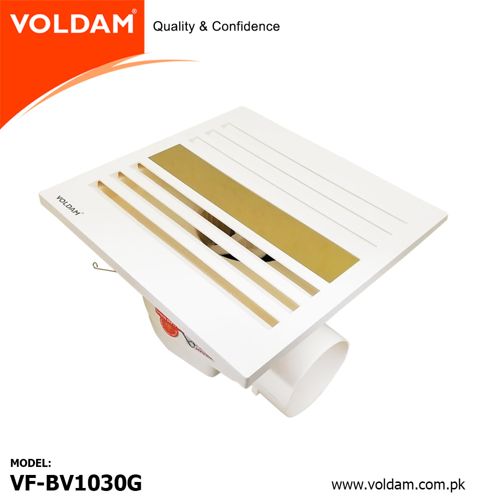 Voldam Ceiling Mount Exhaust Fan BV Series Golden SS