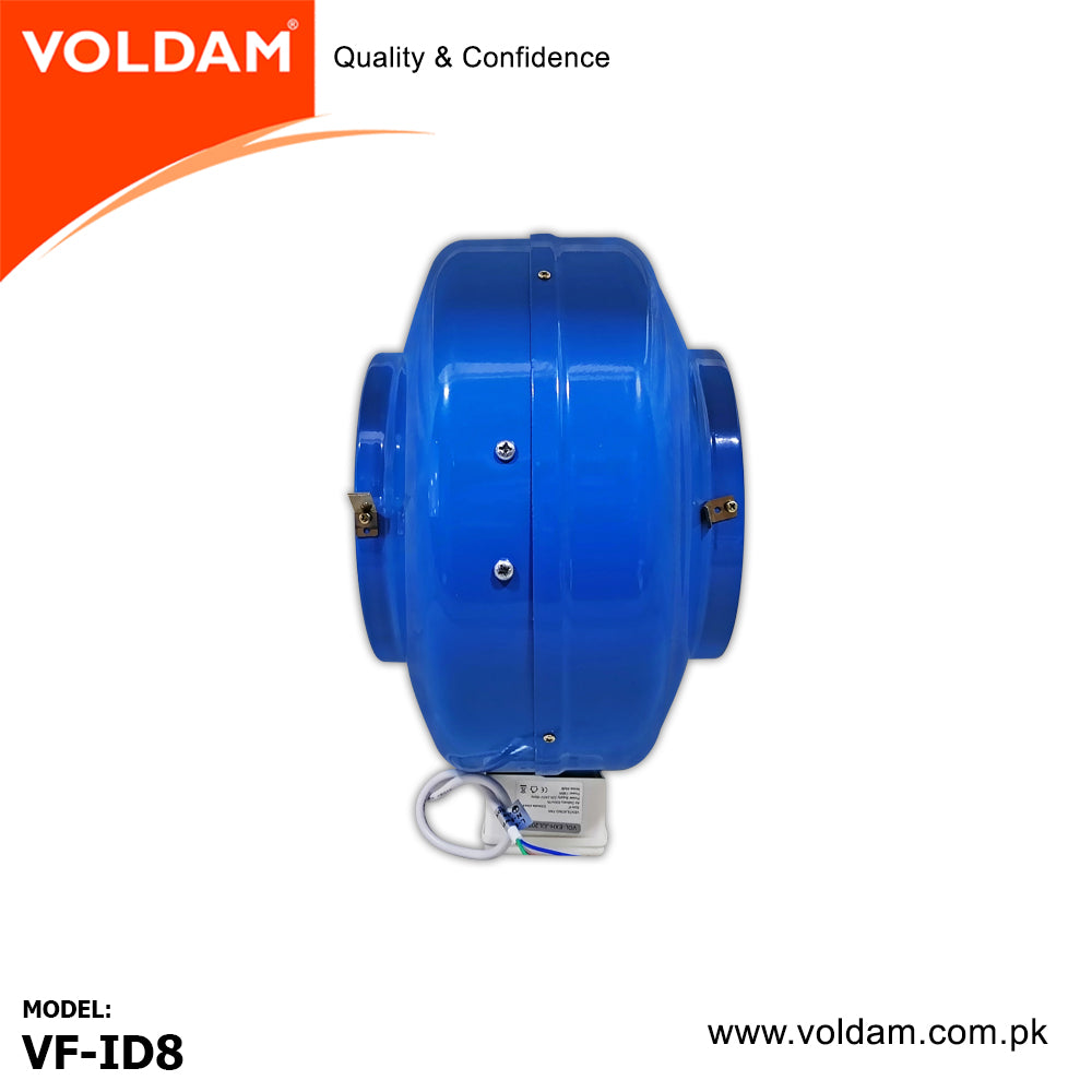 Voldam Centrifugal In-Line Duct Fan