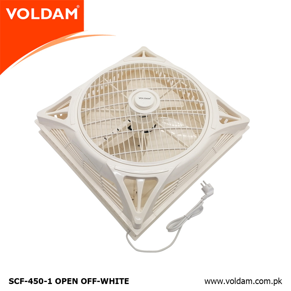 Voldam Innovative European Design Ceiling Fan 18" Open