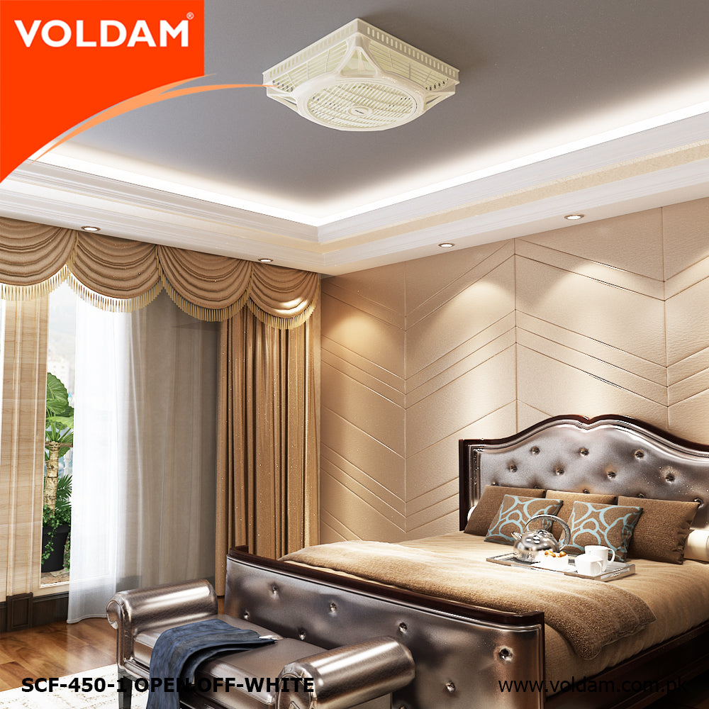 Voldam Innovative European Design Ceiling Fan 18" Open (Inverter 30 watts)