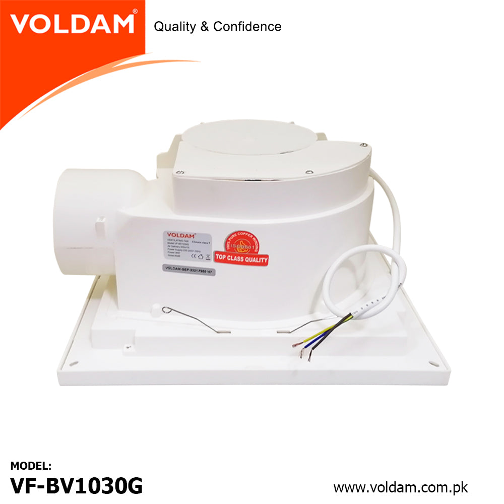 Voldam Ceiling Mount Exhaust Fan BV Series Golden SS