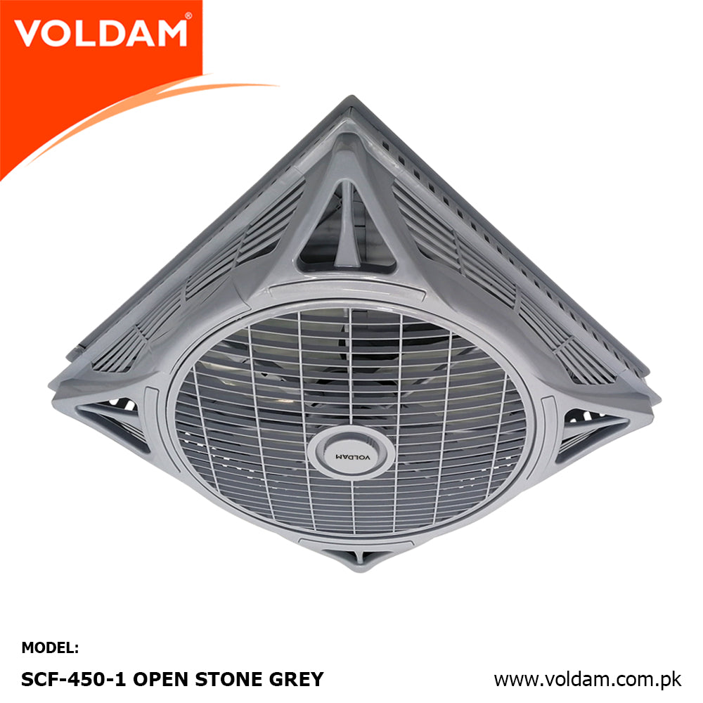 Voldam Innovative European Design Ceiling Fan 18" Open