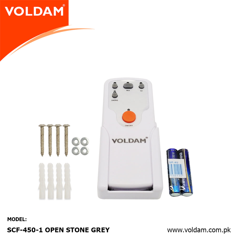 Voldam Innovative European Design Ceiling Fan 18" Open (Inverter 30 watts)