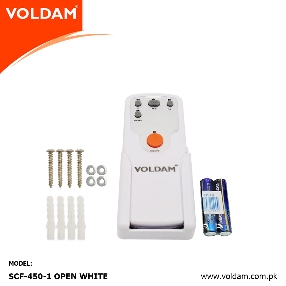 Voldam Innovative European Design Ceiling Fan 18" Open (Inverter 30 watts)