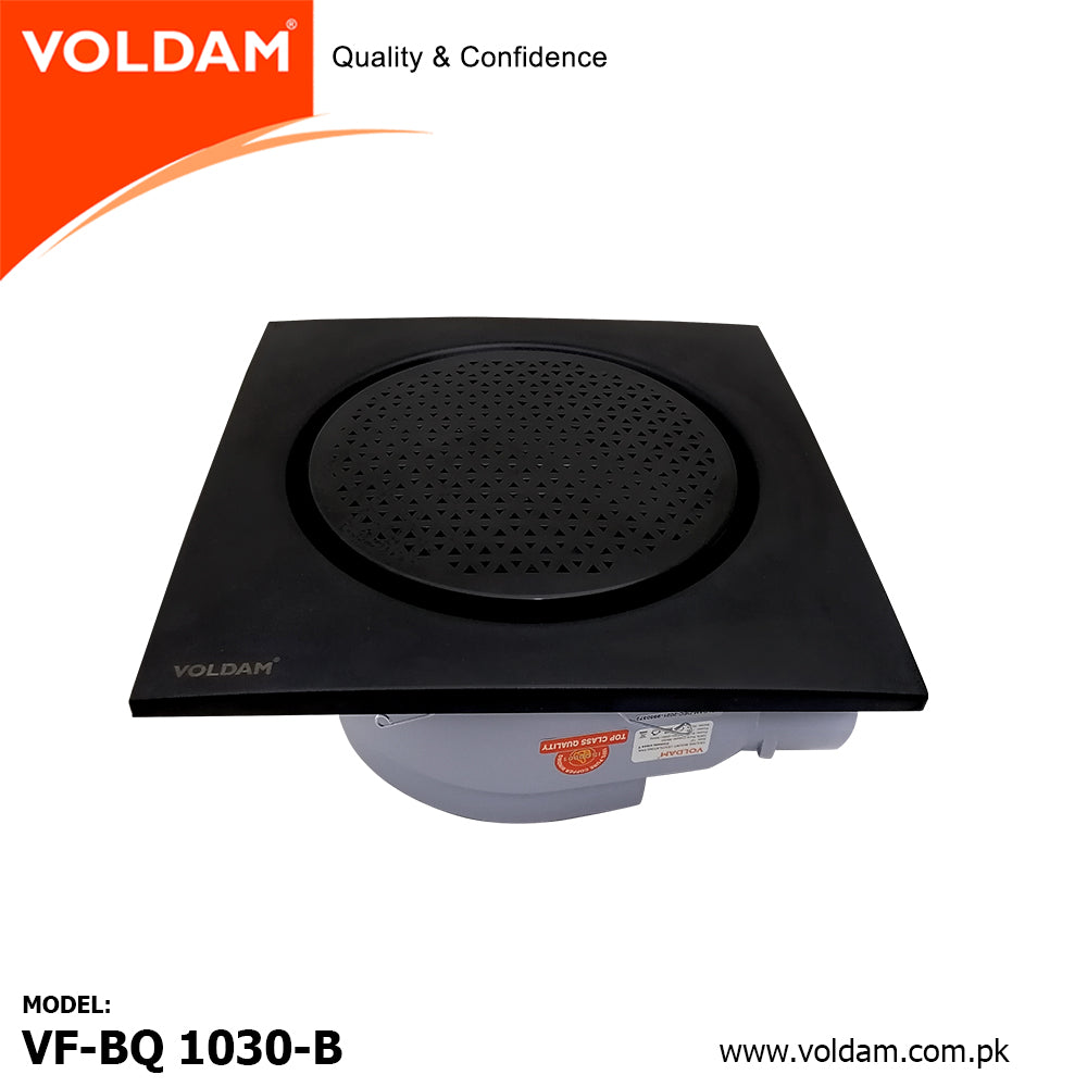 Voldam Ceiling Mount Exhaust Fan BQ Series Elegant Black