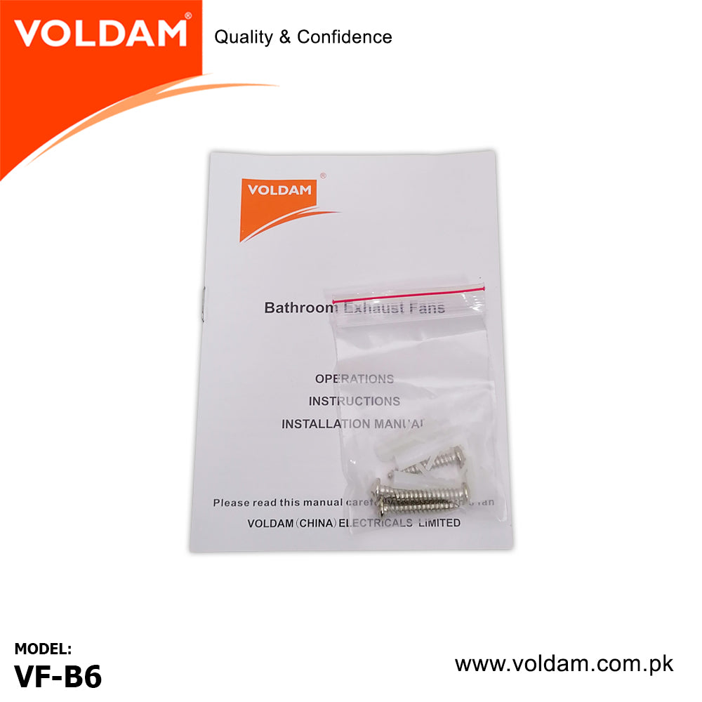 Voldam Exhaust Fan Thin Panel