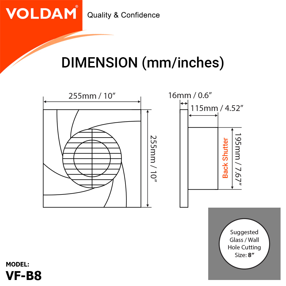 Voldam Exhaust Fan