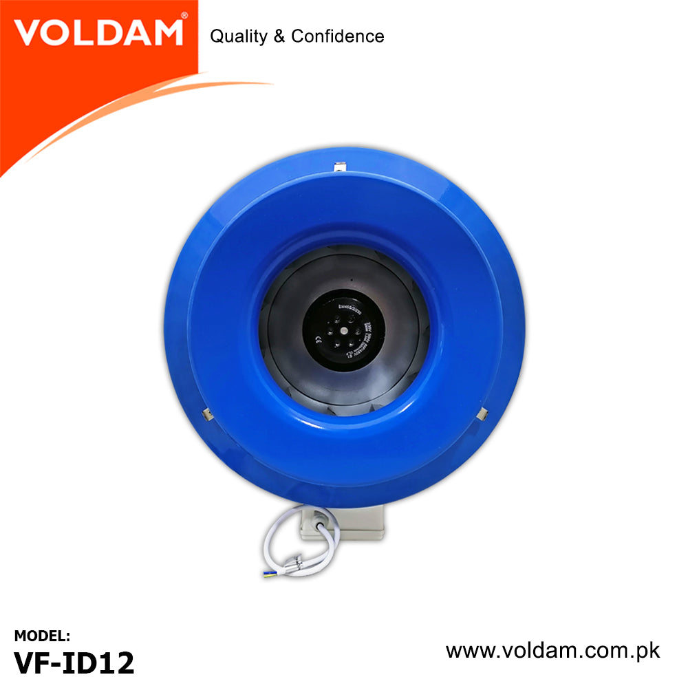 Voldam Centrifugal In-Line Duct Fan