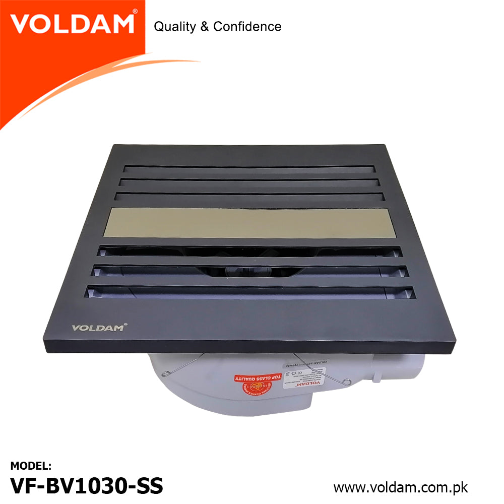 Voldam Ceiling Mount Exhaust Fan BV Series Stainless Steel SS