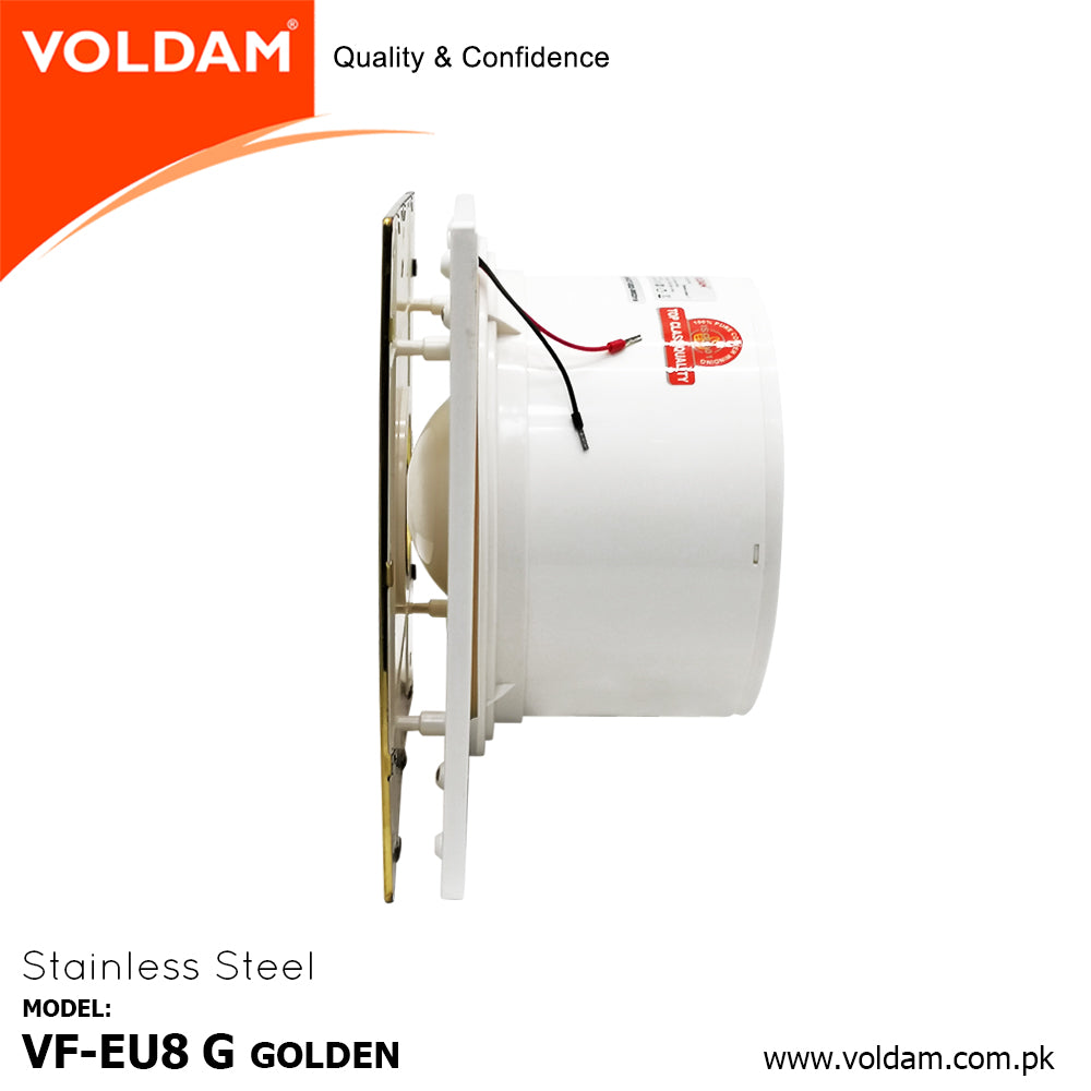 Voldam European Design Exhaust Fan Golden SS