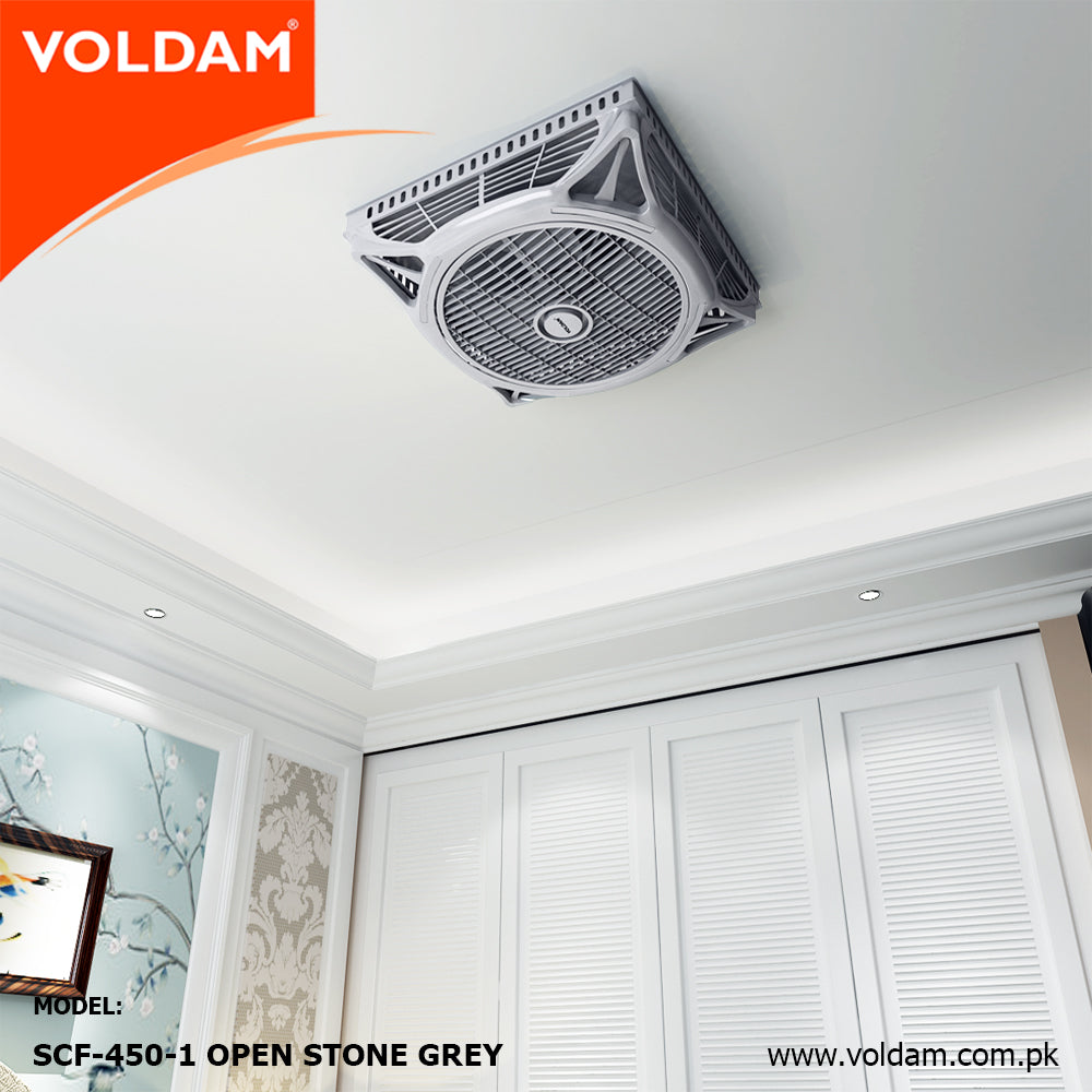 Voldam Innovative European Design Ceiling Fan 18" Open