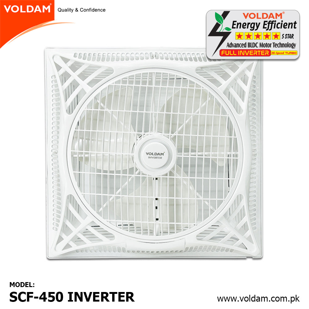 Voldam False Ceiling Fan 18" 2x2 Inverter 30 Watts