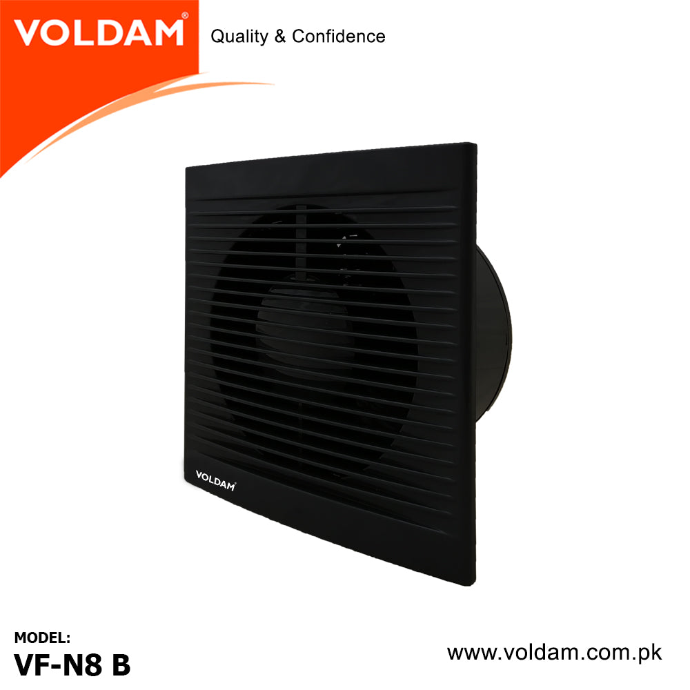 Voldam N8 Exhaust Fan Elegant Black