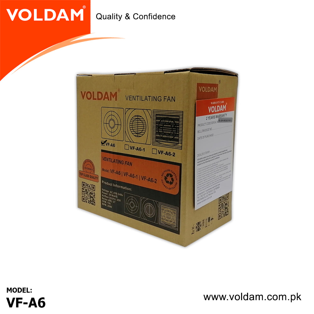 Voldam Toilet Exhaust Fan