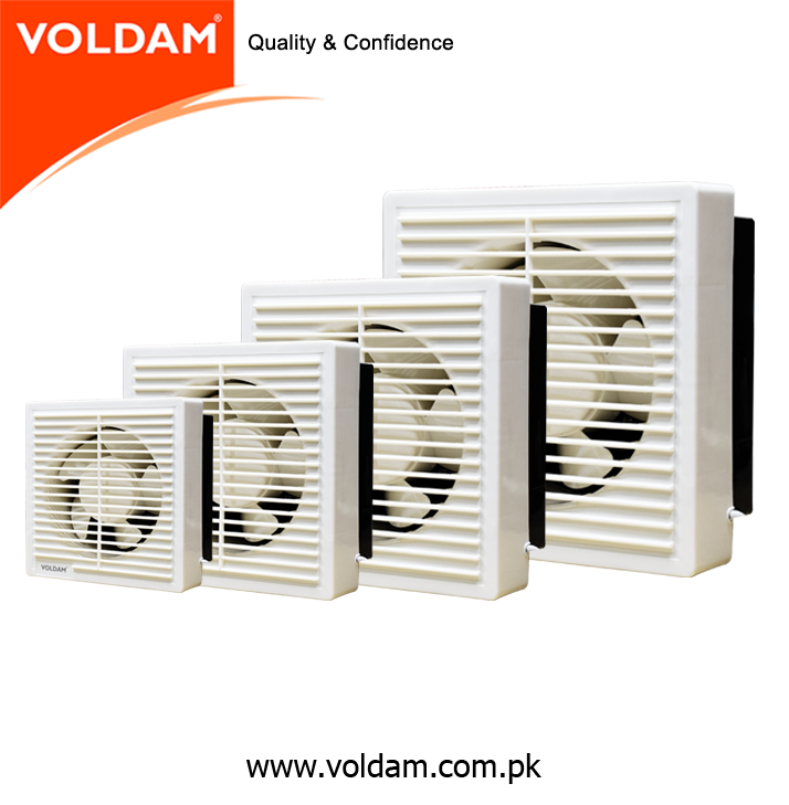 Voldam Full Plastic Grill Square Exhaust Fan Wall – VOLDAM