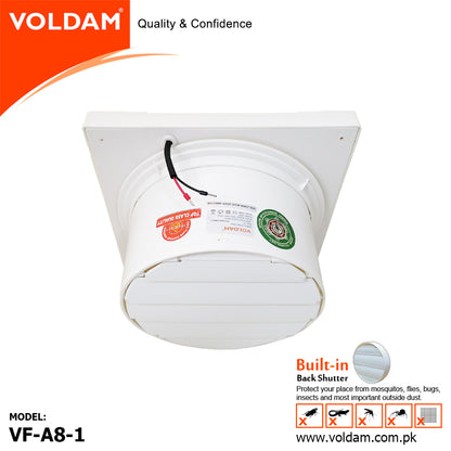Voldam Elegant Design Wall and Glass Exhaust Fan
