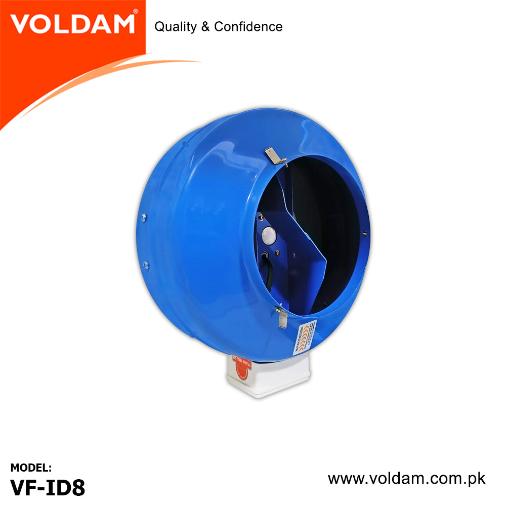 Voldam Centrifugal In-Line Duct Fan