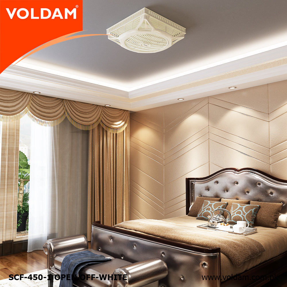 Voldam Innovative European Design Ceiling Fan 18" Open