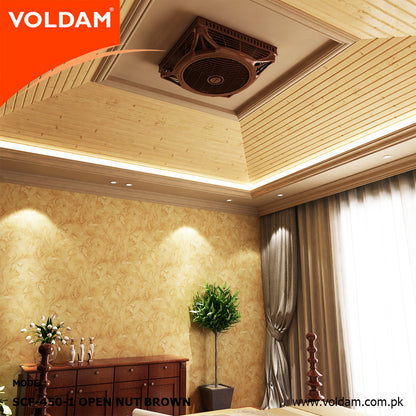 Voldam Innovative European Design Ceiling Fan 18" Open
