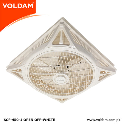 Voldam Innovative European Design Ceiling Fan 18" Open
