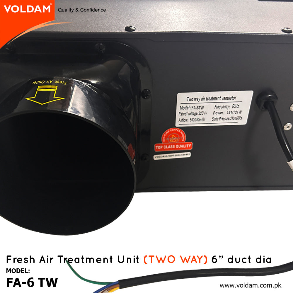 Voldam Fresh Air Treatment Unit (Two Way)