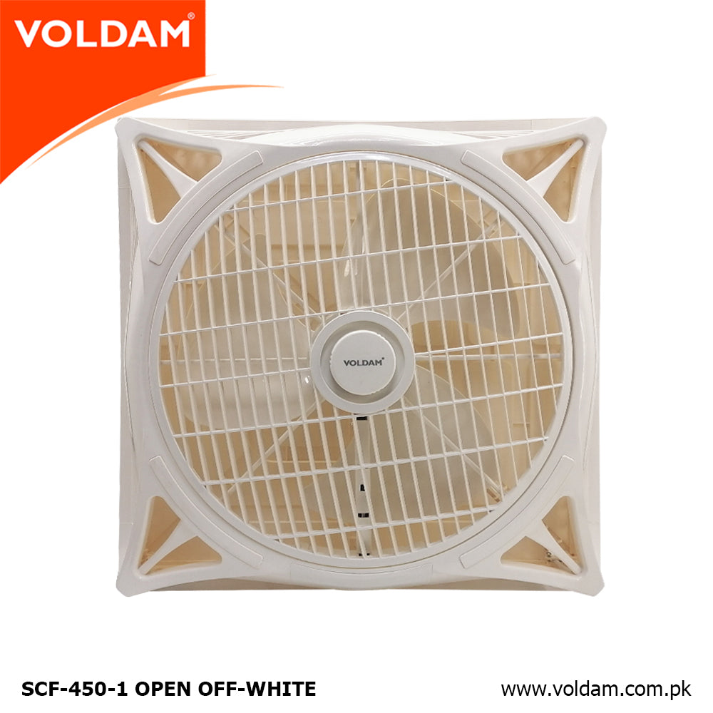 Voldam Innovative European Design Ceiling Fan 18" Open