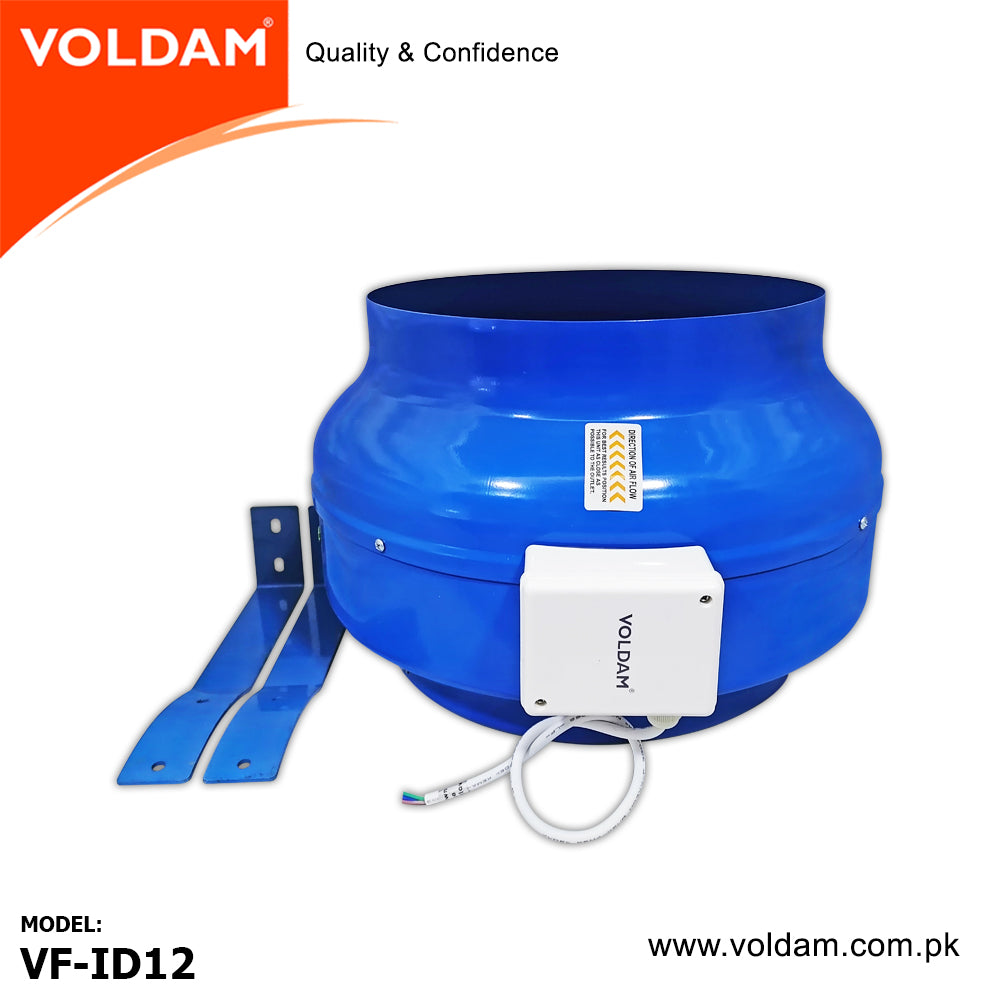 Voldam Centrifugal In-Line Duct Fan