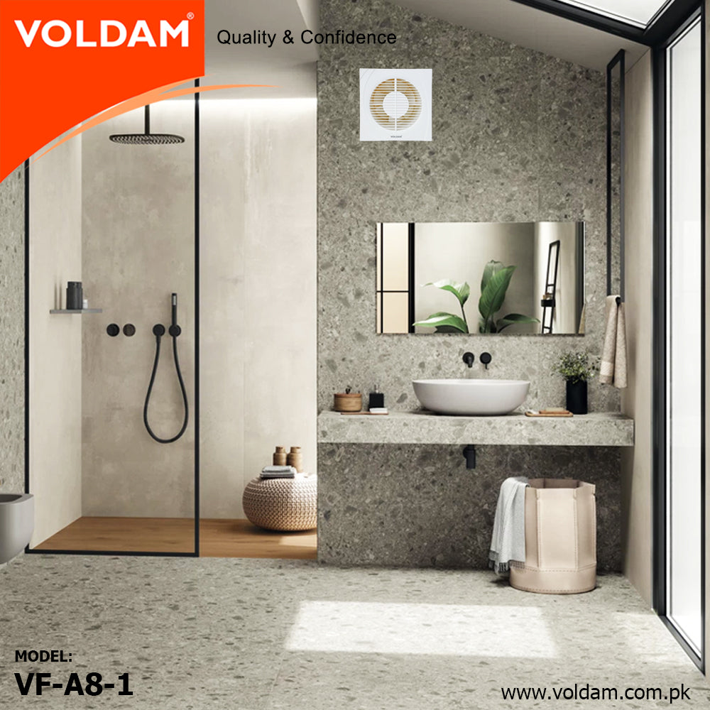 Voldam Elegant Design Wall and Glass Exhaust Fan