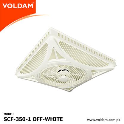 Voldam Innovative European Design Ceiling Fan 14" Open